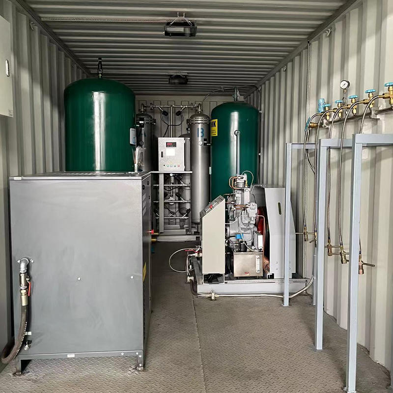 Cost-effective nitrogen generator with compressor